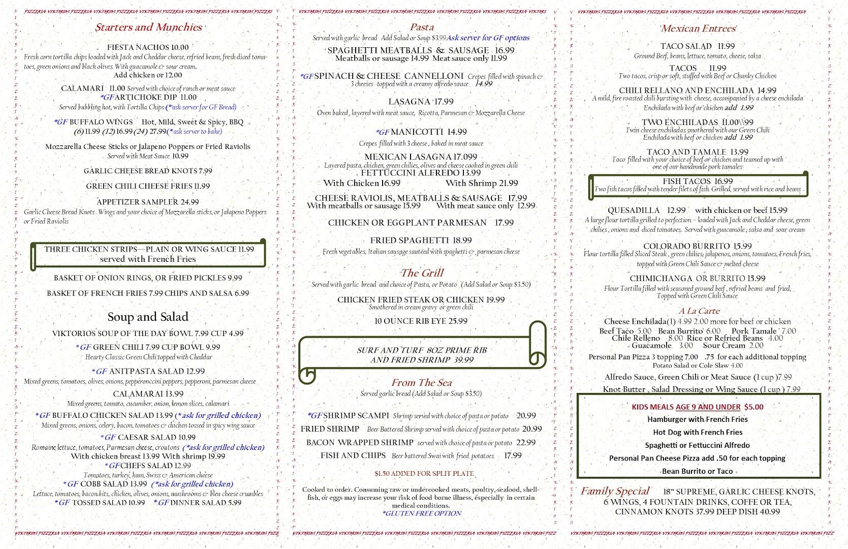 Viktorios Pizzeria and Full Service Bar