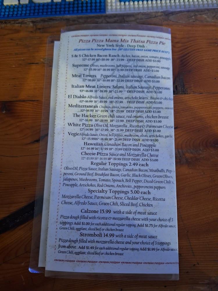 Viktorios Pizzeria and Full Service Bar Menu image 4